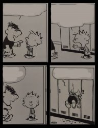 Calvin and hobbes Meme Template