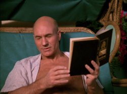 Picard Cringing At A Book Meme Template