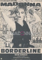 Madonna Borderline Meme Template