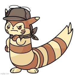 Detective Furret Meme Template