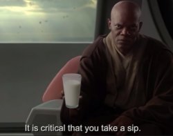 It is critical that you take a sip Meme Template