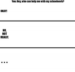 The homework personality chart template Meme Template