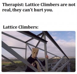Lattice Climber Meme Template