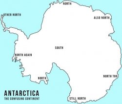 Antarctica the confusing continent Meme Template