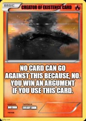 strongest card Meme Template