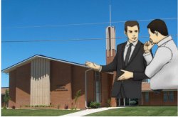 SALESMAN SLAPS ROOF OF CHURCH Meme Template