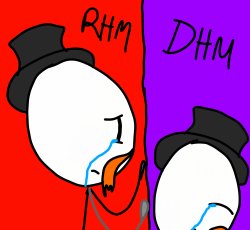 Sad RHM and DHM Meme Template