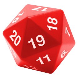 19 on D20 Meme Template