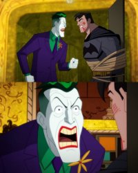Joker Yells at Batman Meme Template