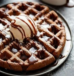 Chocolate buttered waffle Meme Template