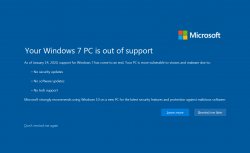 Windows 7 EOL Meme Template