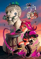 Agent 8 and the NILS statue Meme Template