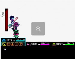 deltarune battle Meme Template