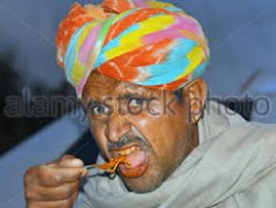 A hindu eating picture Meme Template