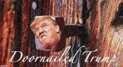 Doornailed Trump deep-fried 1 Meme Template