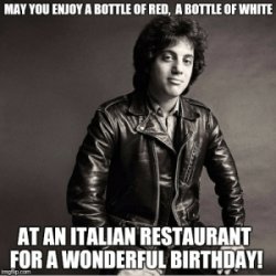 Billy Joel Scenes From An Italian Rest. Meme Template