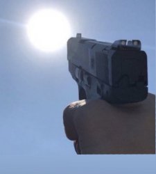 Shooting the sun Meme Template