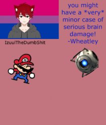IzuulTheDumbShit Announcement template Meme Template