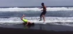 X sliding into X Meme Template
