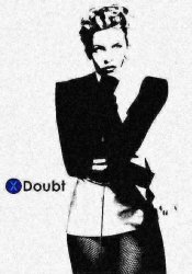 Kylie X doubt 43 deep-fried Meme Template