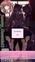 Jummy's Monika temp ig Meme Template