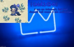 iNd1g0 annoucement template Meme Template