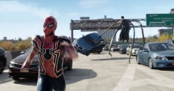 Spider-Man runs from Doc Ock Meme Template