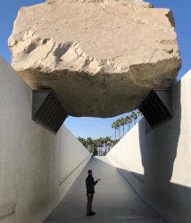 man under boulder Meme Template