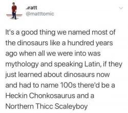 Naming Dinosaurs Meme Template