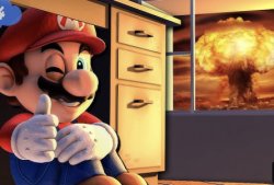 Mario surviving Meme Template