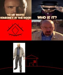 Walter goes home Meme Template
