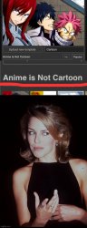 Anime is not cartoon Meme Template