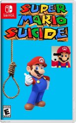 Super mario suicide nintendo switch game Meme Template