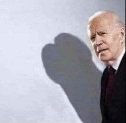 Joe and his shadow Meme Template