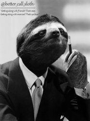 better_call_sloth- announcement Meme Template