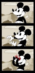 Mickey Mouse Unsee Meme Template