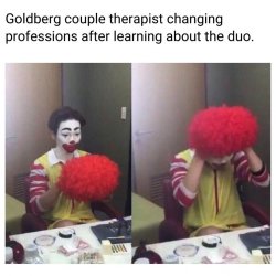 Therapist Changing professions Meme Template