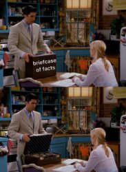 Friends Briefcase of Facts Meme Template