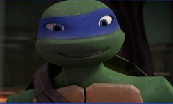 TMNT 2012 Leonardo excited Meme Template