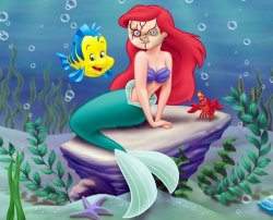 the little mermaid Meme Template