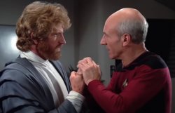 Picard and mute diplomat. Meme Template