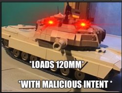 Malicious COBI tank Meme Template