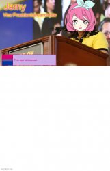 Jemy VP candidate announcement temp Meme Template