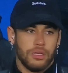 neymar shocked Meme Template