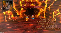 Magmafury template 2.0 Meme Template
