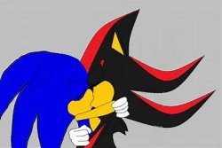 Sonic Kissing Shadow Meme Template
