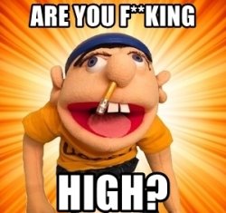 Are You F**king High? Meme Template
