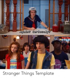 stranger things meme Meme Template