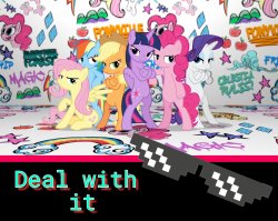MLP Deal With It Meme Template