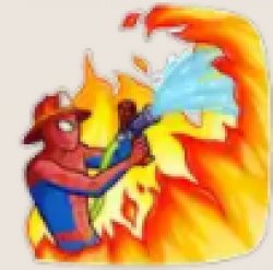 spidey putting fire down Meme Template